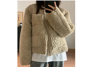 teddy fur mustang jacket